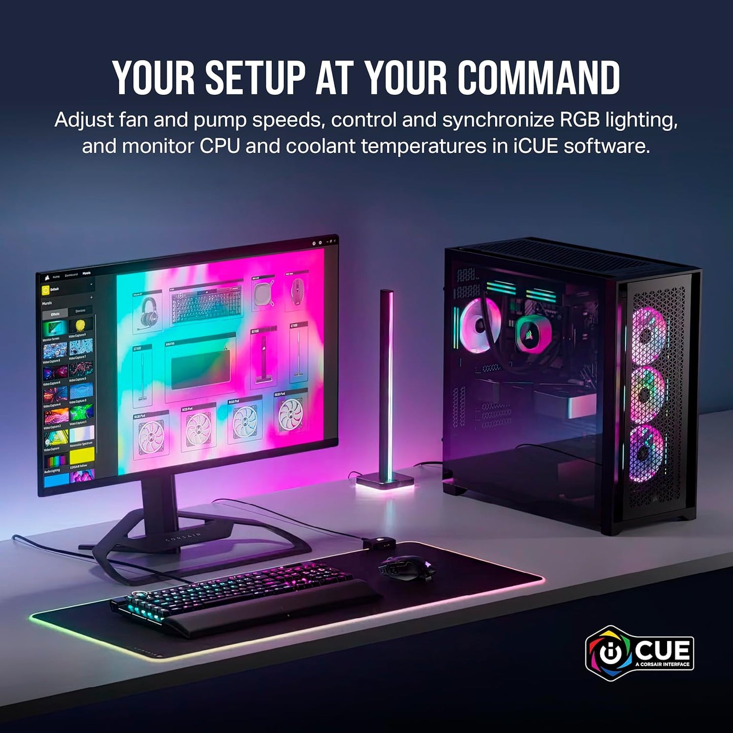 Corsair CO-9051001-WW iCUE LINK QX120 RGB 120mm Single Fan