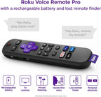 Roku Streaming Stick 4K+ - Voice Remote Pro, HDR, Dolby Vision