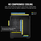 Corsair CC-9011276-WW 3500X Mid-Tower ATX Case - Black