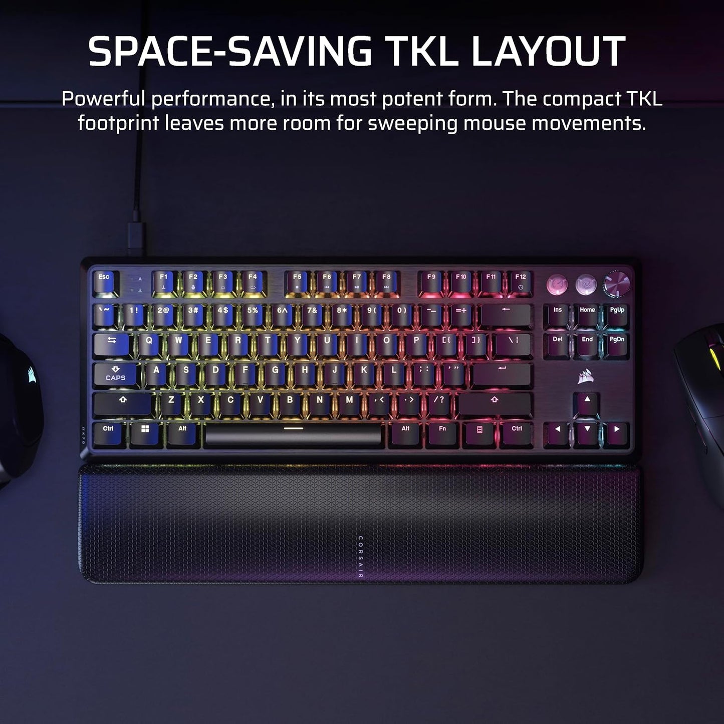 Corsair CH-911911G-NA K70 PRO TKL RGB Mechanical Keyboard
