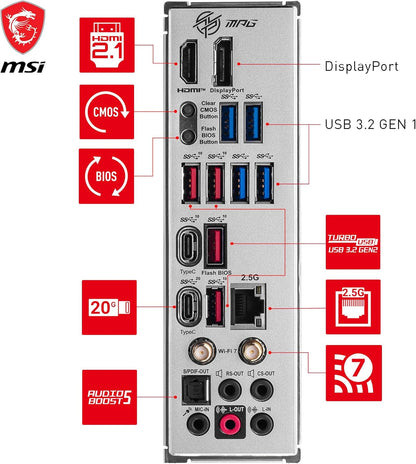 MSI MPG Z790 Edge TI MAX WiFi DDR5 ATX Motherboard