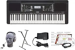 Yamaha YAM PSRE373 EPY Keyboard Pack - 61-Key Educational Bundle — main product image