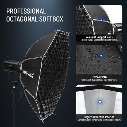 Neewer 10104452 37" Octagonal Quick Release Softbox