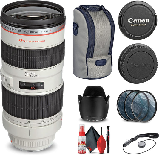 Canon 2569A004 EF 70-200mm f/2.8L USM Lens Renewed Kit