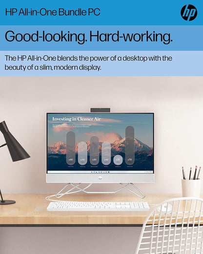 HP 24-cb1142 23.8" Touchscreen All-in-One PC Ryzen 5