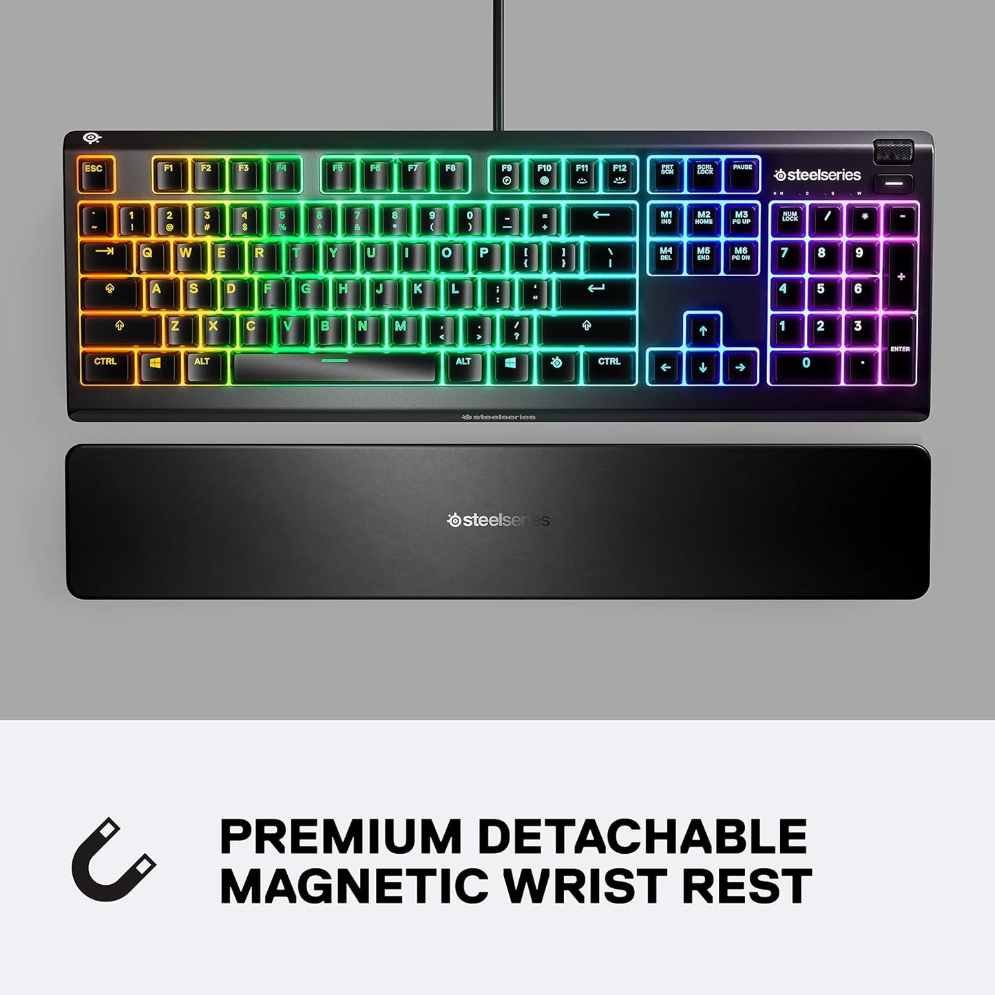 SteelSeries 64795 Apex 3 Water Resistant Gaming Keyboard