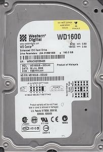 Western Digital WD1600JB-00DUA3 160GB IDE Hard Drive — main product image