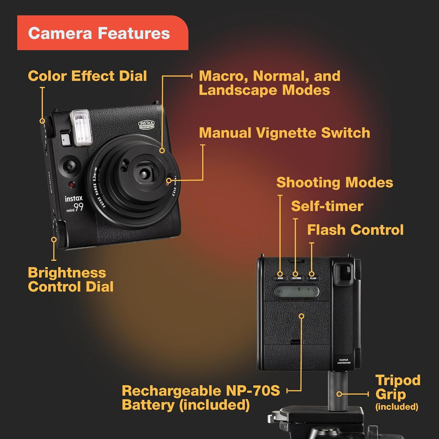 Fujifilm 16823507 Instax Mini 99 Instant Camera