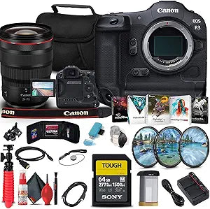 Canon 4895C002 EOS R3 Mirrorless Camera Bundle Renewed