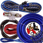 Gravity BGR-KIT4-PK2-BLUE-2500W 4 Gauge Amplifier Wiring Kit