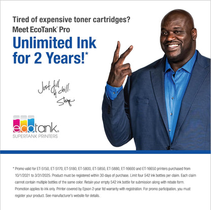 Epson ET-5850 EcoTank Pro - Wireless Color All-in-One Printer