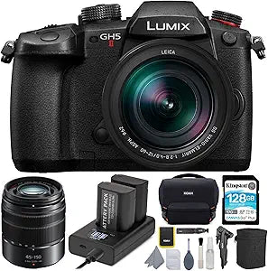 Panasonic LUMIX GH5 Mark II Camera with 12-60mm Lens Bundle