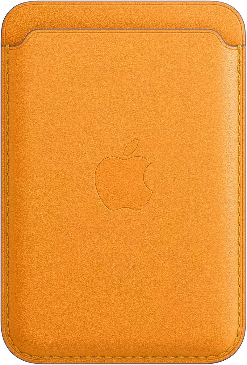 Apple MagSafe Leather Wallet - California Poppy — main product image