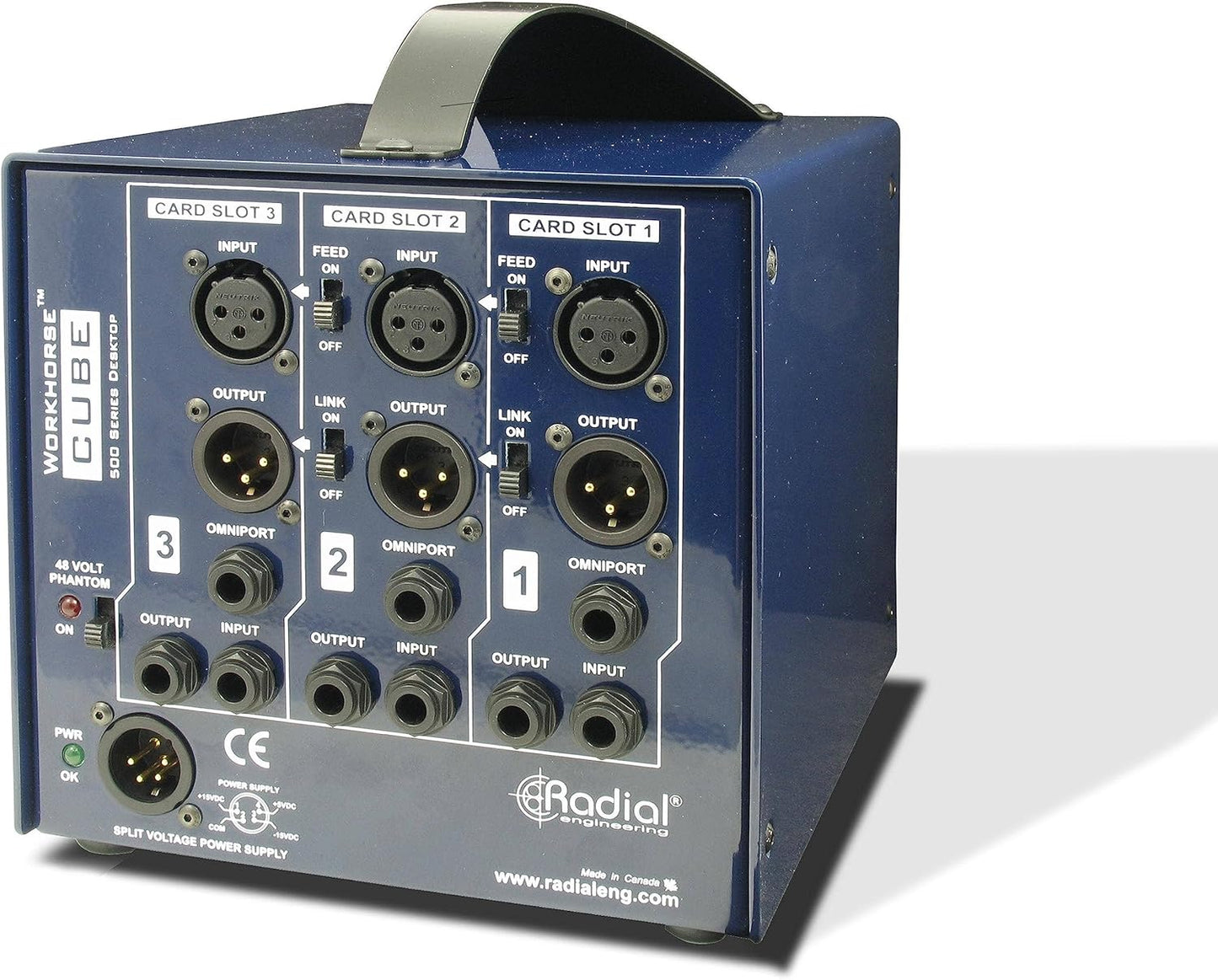Radial Engineering R700-0107 Workhorse Cube 500-Series Desktop Rack