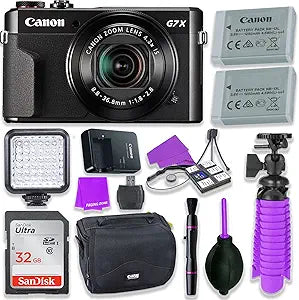 Canon G7 x Mark II PowerShot Digital Camera Bundle
