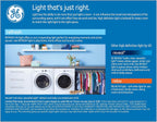 GE 31709 Refresh LED G25 Daylight Globe Bulbs