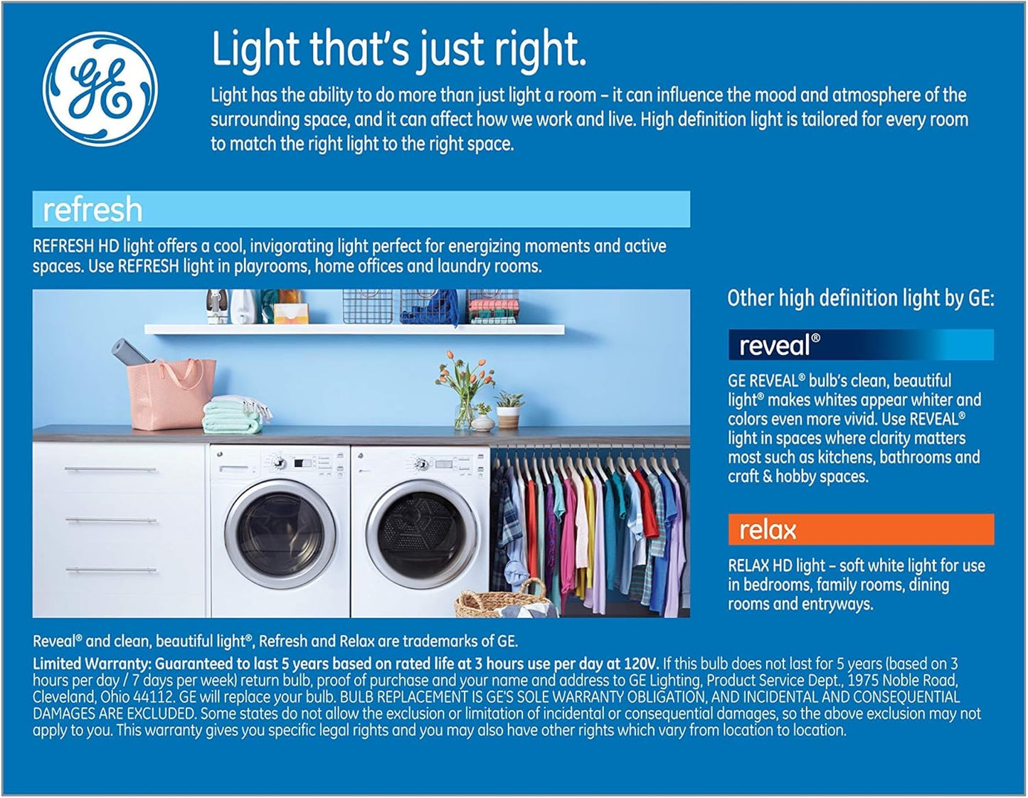 GE 31709 Refresh LED G25 Daylight Globe Bulbs