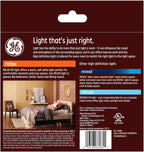 GE 36985 Relax LED 40W Soft White Candle Bulbs 4-Pack
