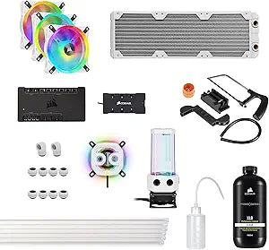 Corsair CX-9070009-WW iCUE XH305i RGB PRO Custom Cooling Kit - White — main product image