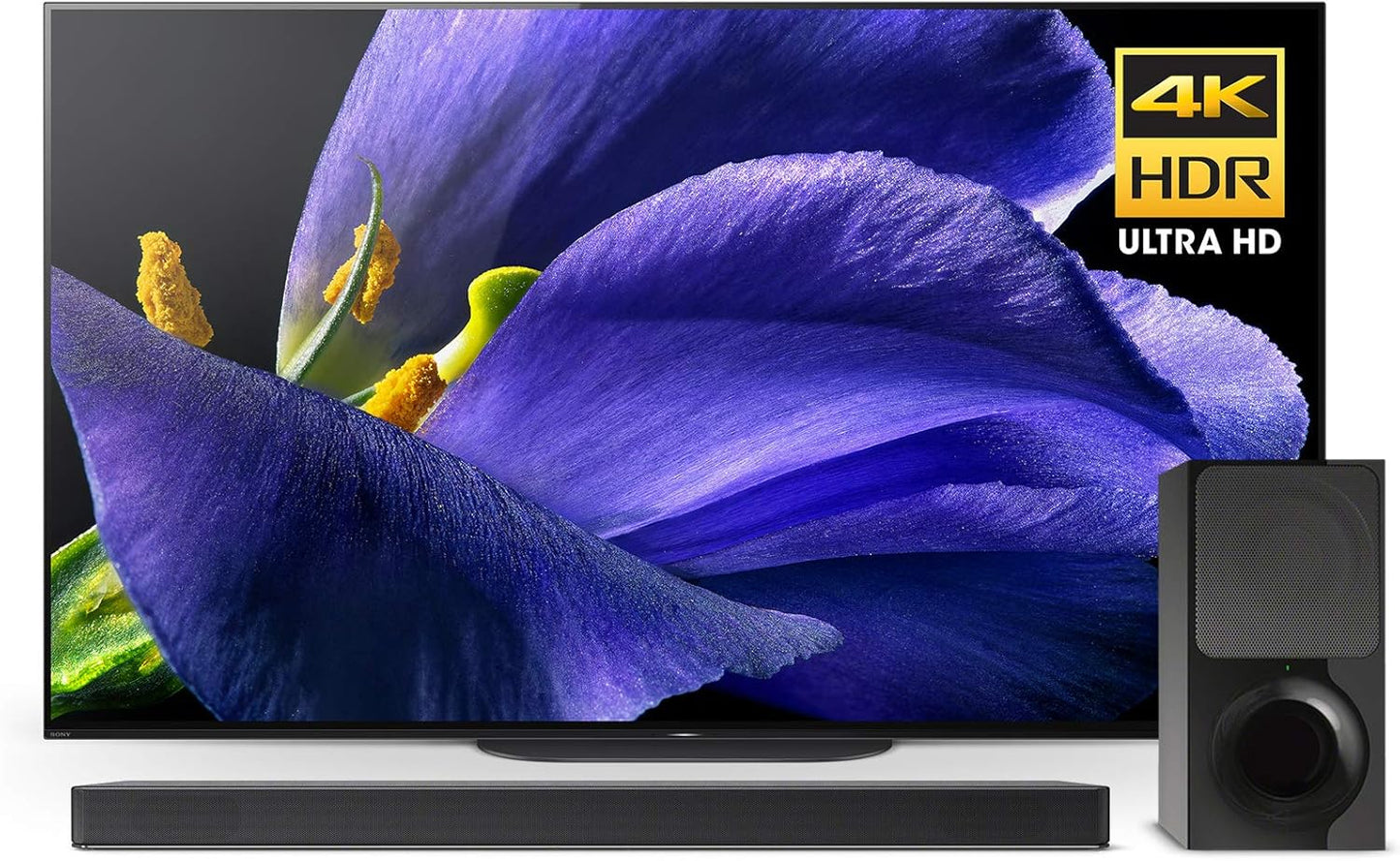 Sony XBR-65A9G 65" OLED TV w/ X9000F Soundbar Bundle
