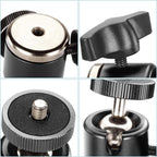 Neewer Aluminum Alloy 360° Rotating Mini Ball Head