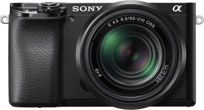 Sony Alpha A6100 Mirrorless Camera: 16-50mm, 55-210mm Lenses