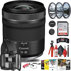 Canon 5775C002 RF 15-30mm Lens Bundle (Renewed)