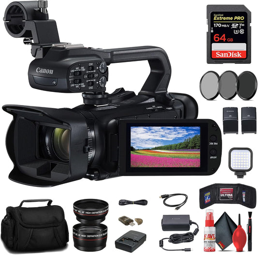 Canon 5733C002 XA60 4K Professional Camcorder Bundle