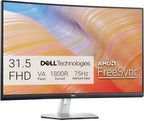 Dell S3222HN - 31.5-inch Curved Monitor - FHD 75Hz - Silver