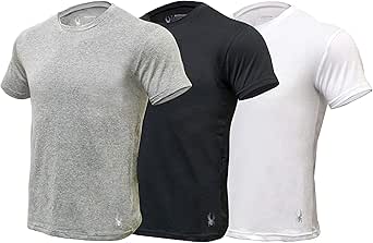 Spyder Crew Neck Men's Undershirts Soft Cotton Stretch