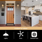 GE 53222 UltraPro In-Wall Digital Timer, Daily Preset