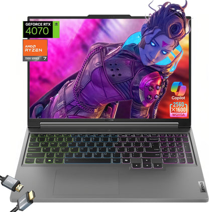 Lenovo Legion Slim 5 Gaming Laptop RTX 4070 Ryzen 7