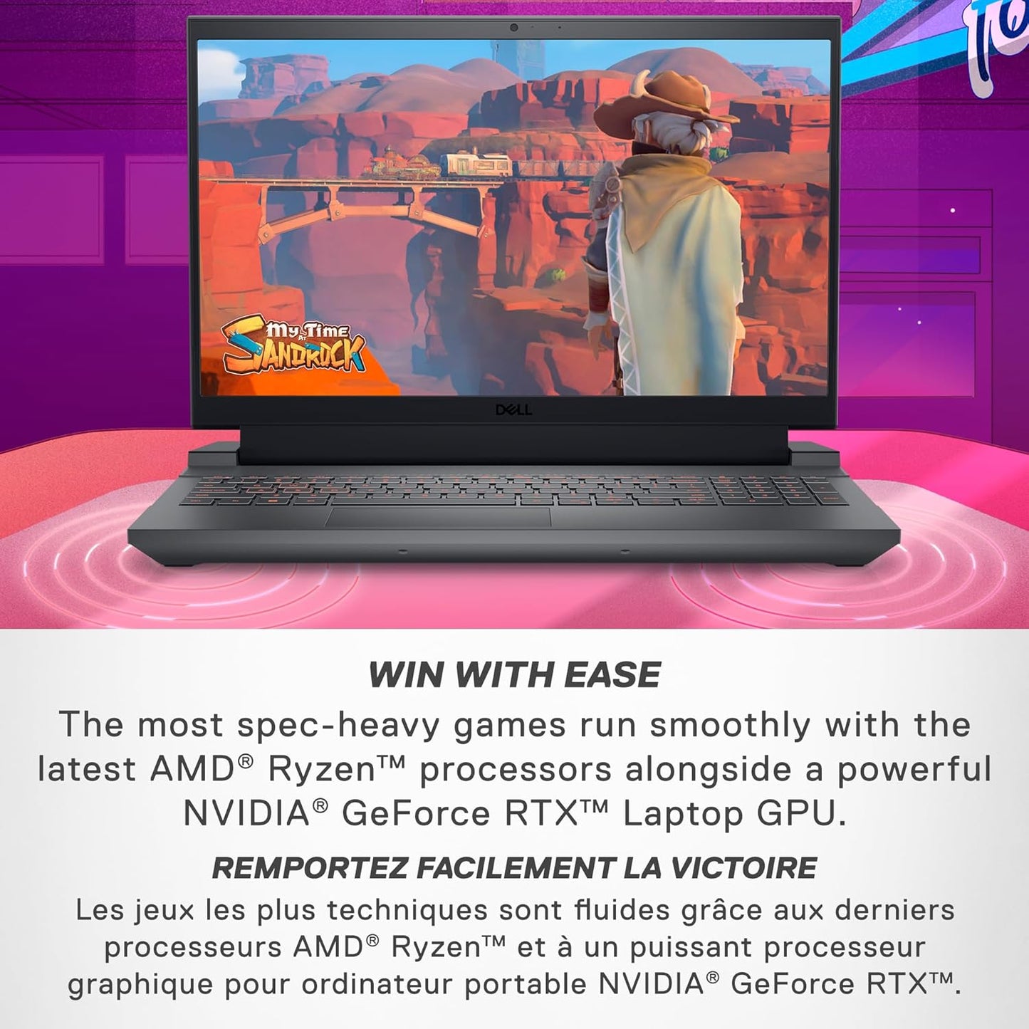 Dell G5535-A643GRY-PUS: G15 Gaming Laptop, Ryzen 7, RTX 4060