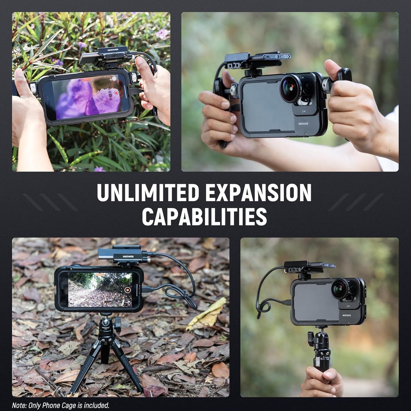 Neewer 10103135 iPhone 15 Pro Max Video Cage Rig