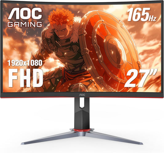 AOC C27G2 27" 165Hz Curved Gaming Monitor