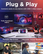 Lenovo GY21R10236 Legion Glasses Gen 2 - Micro-OLED Wearable Monitor