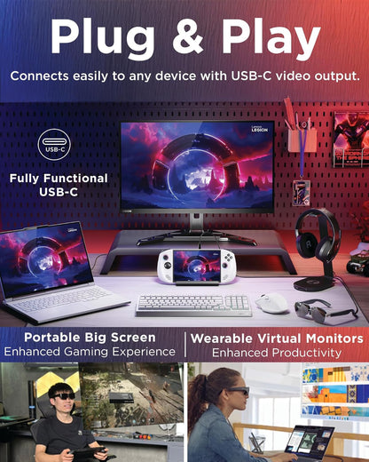 Lenovo GY21R10236 Legion Glasses Gen 2 - Micro-OLED Wearable Monitor