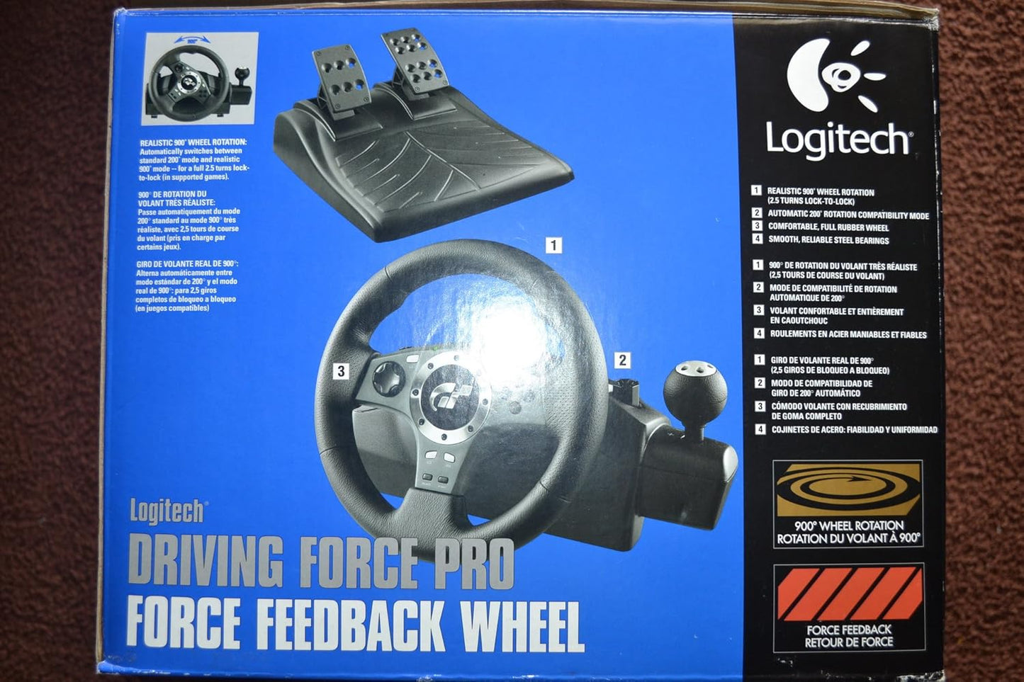 Logitech 963293-0403 Driving Force PS2/PS3 Racing Wheel