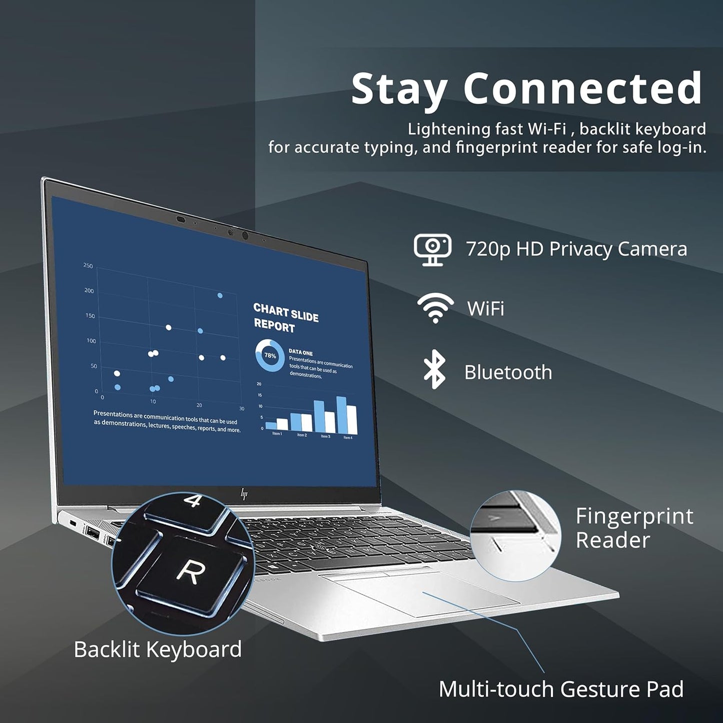 HP EliteBook 845 G8 14" Laptop - Ryzen 5 Pro, 64GB RAM, 2TB SSD