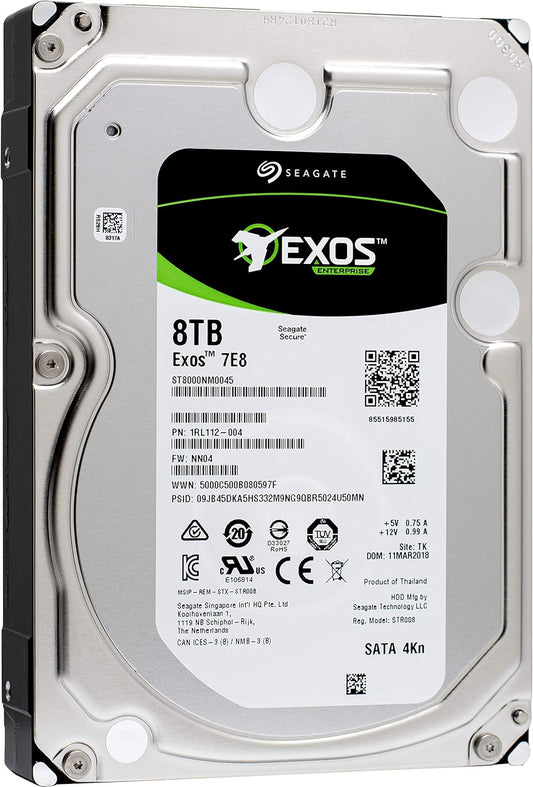 Seagate ST8000NM0045 8TB Enterprise HDD 7200RPM