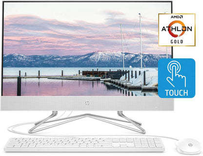 HP 24-df0040 24" Touch All-in-One AMD Athlon 512GB SSD