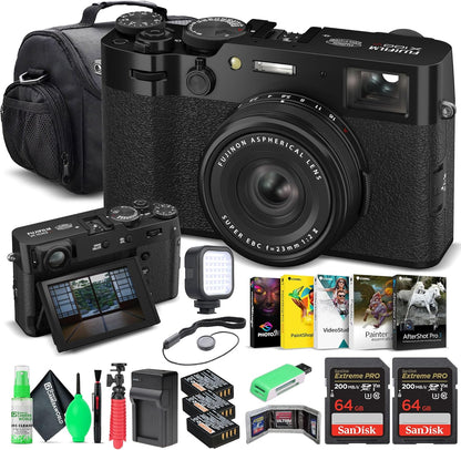 FUJIFILM X100VI Digital Camera Black Bundle