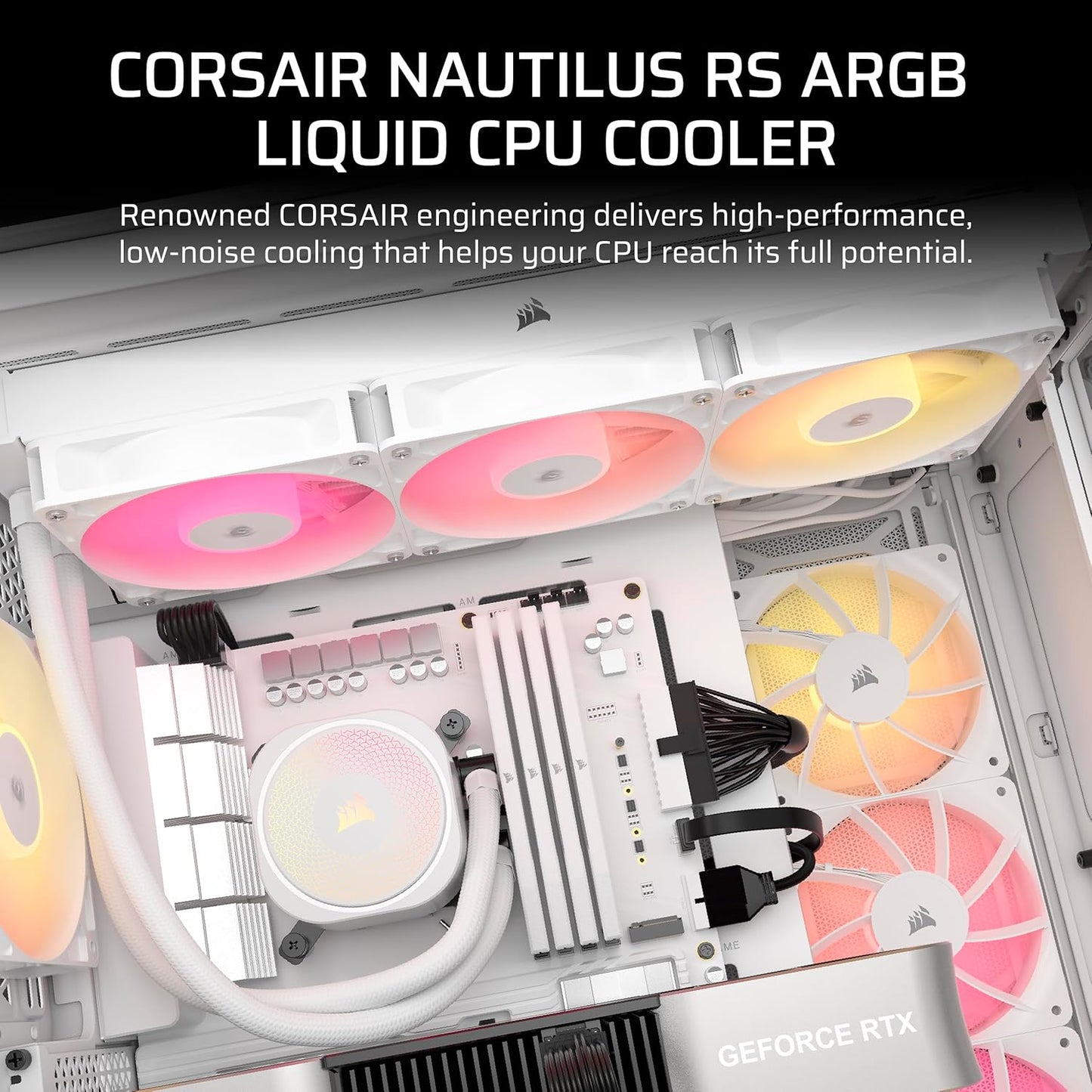 Corsair CW-9060095-WW Nautilus 360 RS ARGB CPU Liquid Cooler