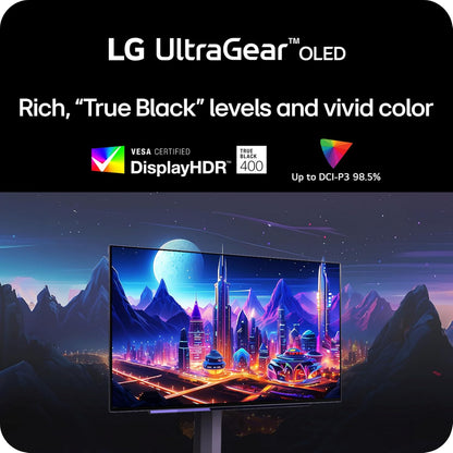 LG 27GS95QE-B.AUS 27-inch UltraGear OLED 240Hz Gaming Monitor