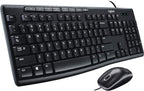 Logitech 920-002714 Media Combo MK200 Keyboard and Mouse - Wired