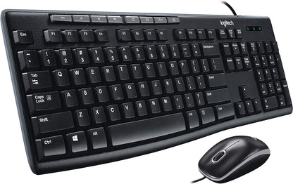 Logitech 920-002714 Media Combo MK200 Keyboard and Mouse - Wired