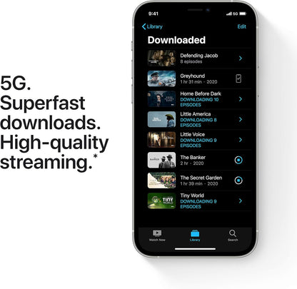 Apple MGLP3LL/A iPhone 12 Pro: 128GB, Silver [Locked] with Plan