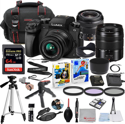 Panasonic PAN-G71442-2LK45150-41924 Lumix G7 Lens Bundle