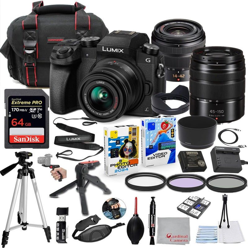 Panasonic PAN-G71442-2LK45150-41924 Lumix G7 Lens Bundle — main product image