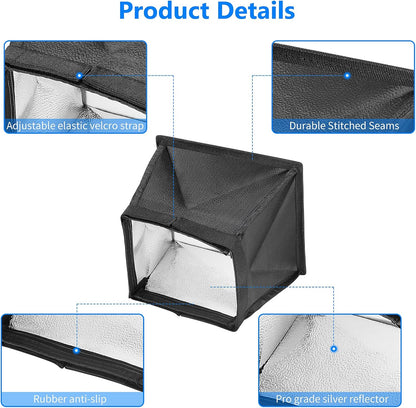 Neewer 10082196@@##2 Collapsible Camera LED Diffuser